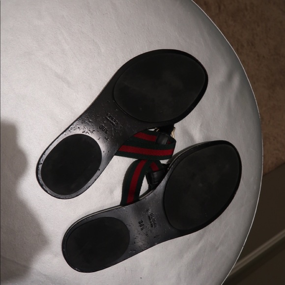 Gucci GG Logo Flip Flop Size 38 1/2 - Picture 3 of 4